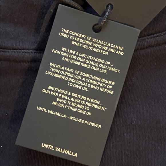 Black Hoodie with Grim Reaper and Wolf Design limited 86 of 1000 large hoodie - Picture 10 of 14